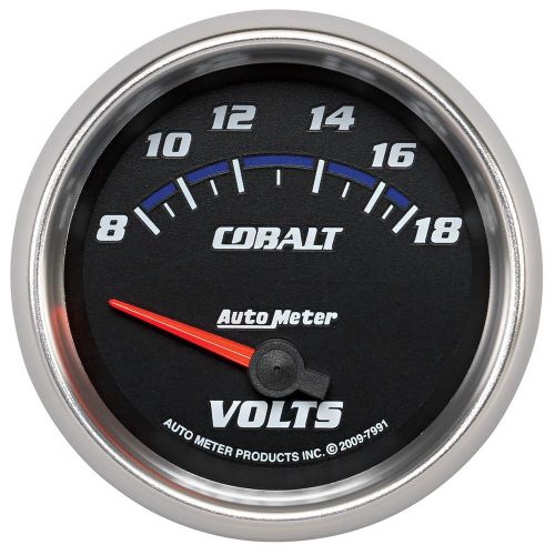 Auto meter 7991 cobalt; electric voltmeter gauge