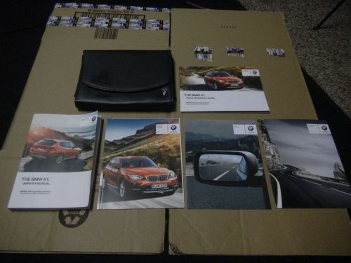 2014 bmw x1 with navigation owners manual set + free shipping