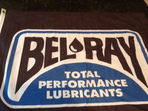 Large bel ray 2 sided racing flag. man cave garage. 36&#034; x 41&#034;
