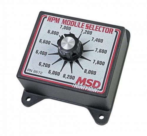 Msd 8672 selector switch, 6k-8.2k imca nhra