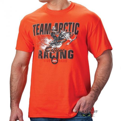 Arctic cat men&#039;s team arctic racing cotton t-shirt - orange - 5279-34_