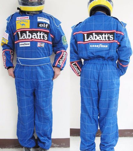 Replica 1992 f1 world champ nigel mansell williams fw14 kart karting racing suit