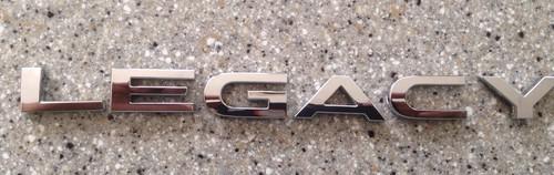 Oem factory genuine stock subaru legacy trunk emblem badge decal logo symbol
