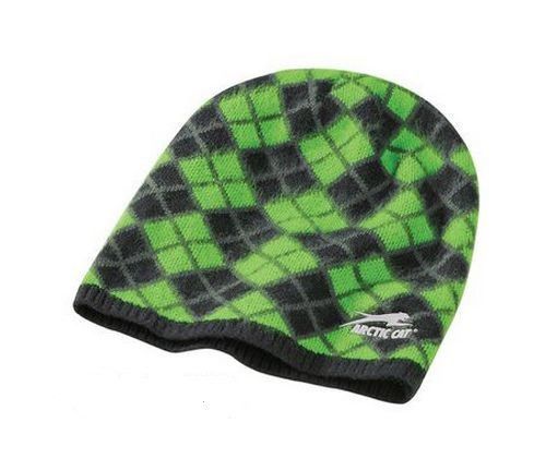 New arctic cat green argyle beanie hat - part 5223-026