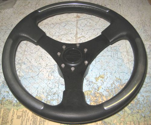 Schmitt steering wheel 13-3/4&#034; diameter 3/4&#034; tapered shaft