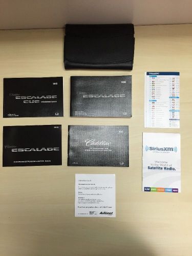 2015 cadillac escalade owners manual with case and navigation
