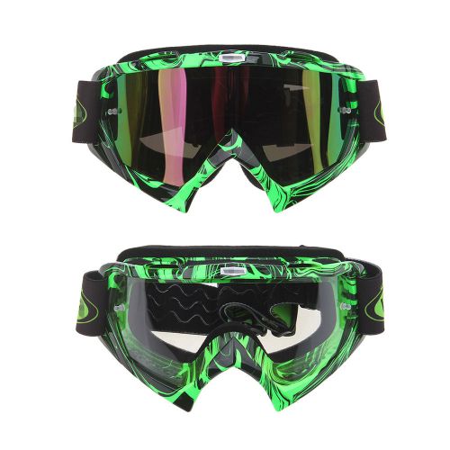 Green camo mx motorcycle motocross dirt bike raciing goggles windproof anti uv