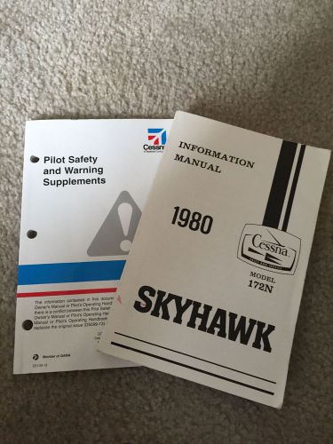 1980 cessna skyhawk 172n information manual with supplement