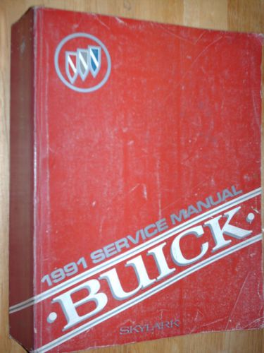 1991 buick skylark shop manual / original shop book!