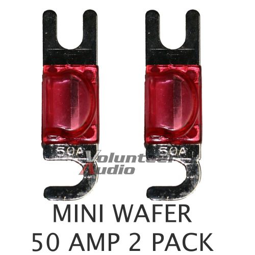 Scosche efx cmwf502 mini wafer fuses 50 amp 2 pack
