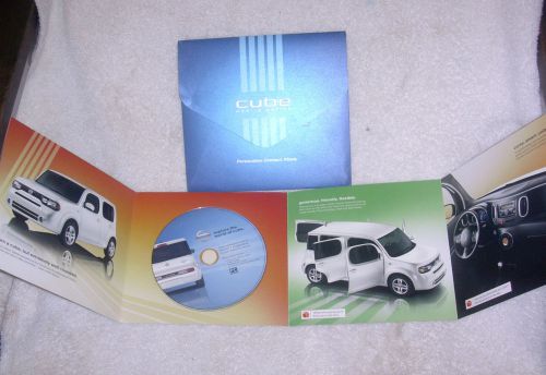 Nissan cube auto literature &amp; cd 2009