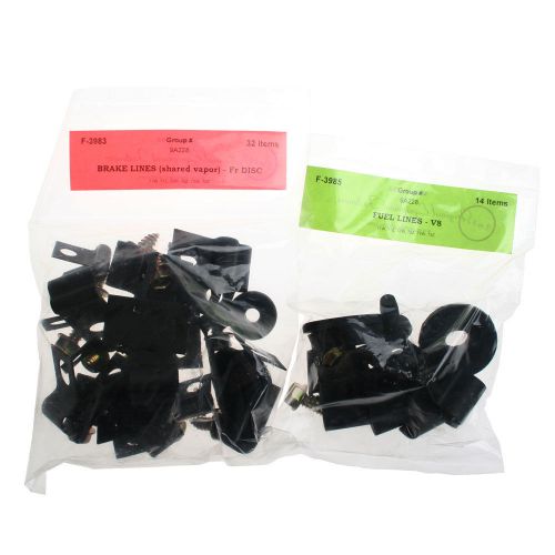 71z-bf8dc mustang amk products brake and fuel line fastener kit with disc brakes