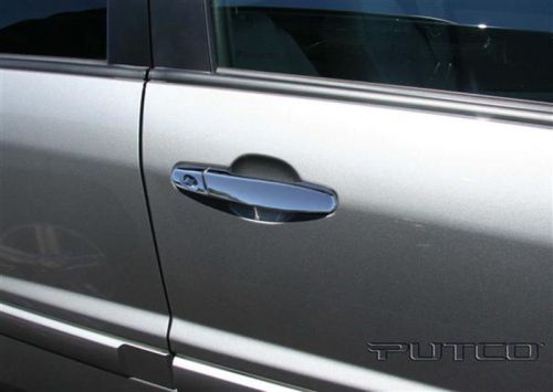 Chrome abs door handle covers for 2006-2009 pontiac torrent 4dr by putco