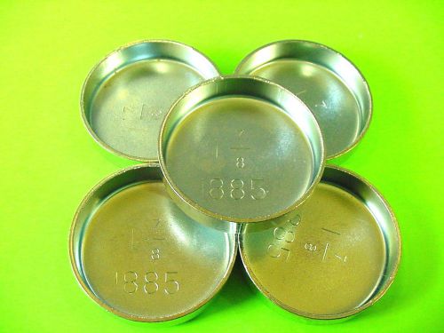 Fit ford 5pk 1-7/8&#034; freeze expansion plugs zinc plated steel engine cylinder nos