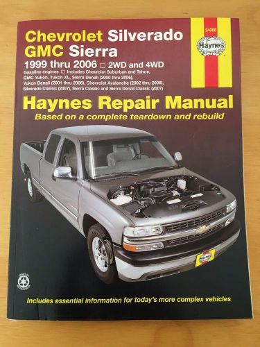 Silverado sierra 99-06 haynes repair manual