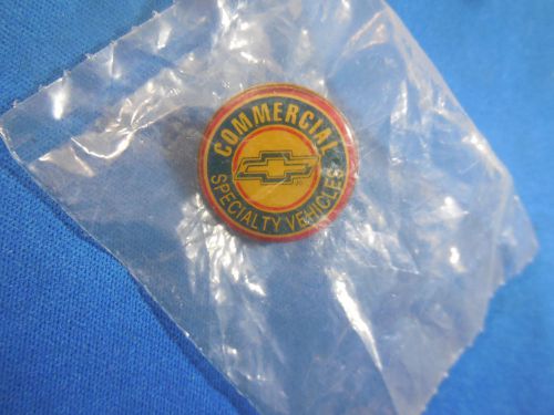 Chevrolet nos banner commercial specialty vehicle pin original package