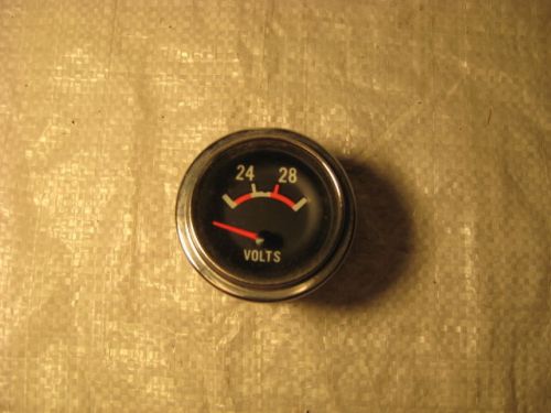 Vintage car voltmeter