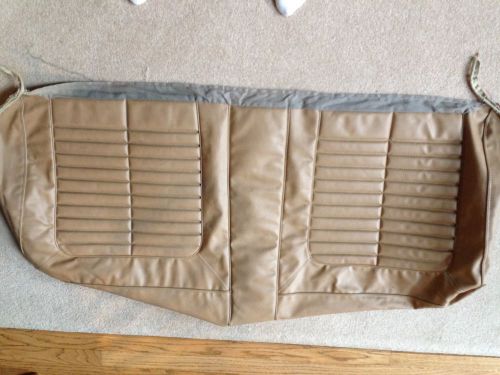 Nos, 1964 ford galaxie oem rear convertible seat cover bottom only. palomino.