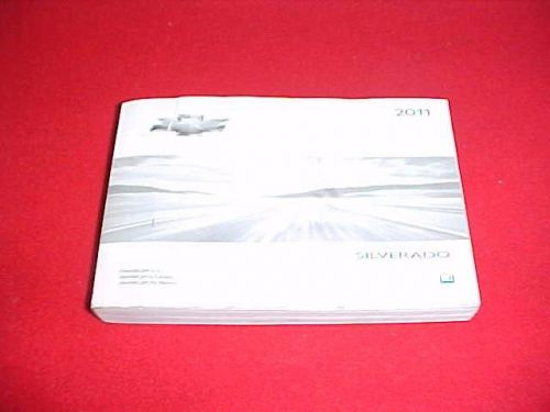 2011 chevrolet silverado truck 1500 2500 3500 owners manual service guide 11 oem