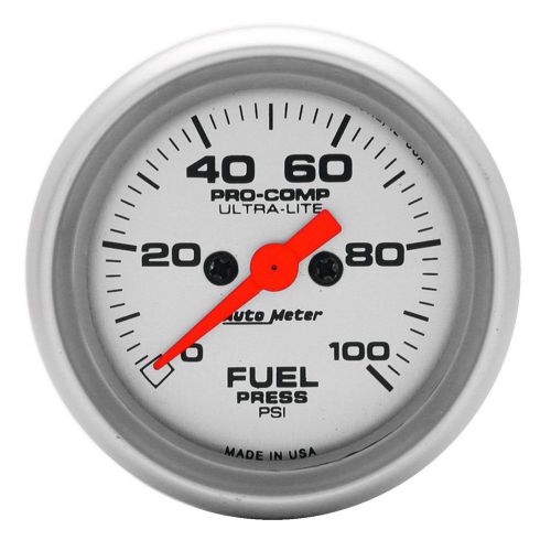 Autometer 4363 ultra-lite electric fuel pressure gauge