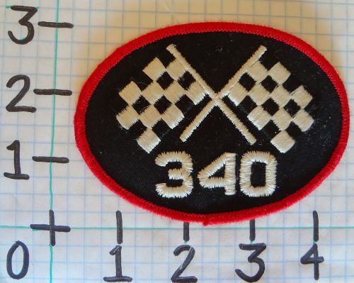 Vintage nos motor flags car patch from the 70&#039;s 001 340