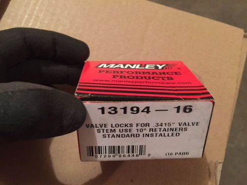 Manley 10 deg valve lock 11/32 in stem stem standard height 16 pc p/n 13194-16