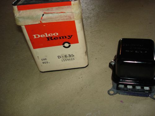 1970 nos corvette chevelle ls6 z28 delco remy voltage regulator 1119515 dated 0f