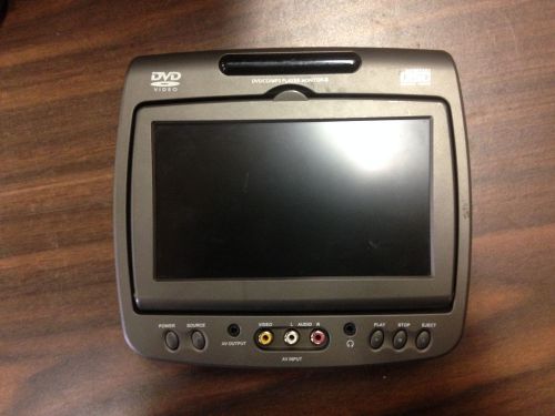 As-is -- invision shmd-0701-bx rear seat headrest dvd player