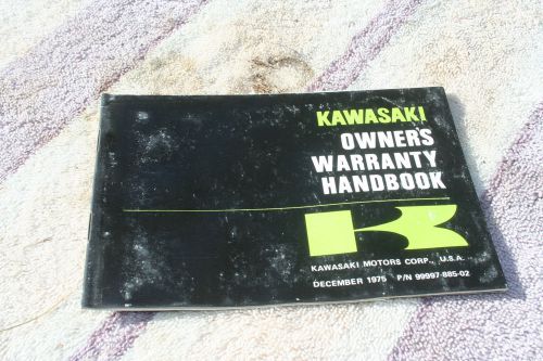 1976 kawasaki kz400 d3 oem owners warranty manual (49)