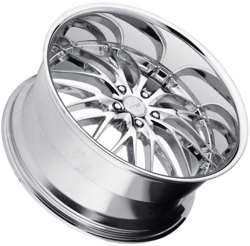 22&#034; mrr gt1 chrome wheels for bmw e63 e64 m6 22-inch staggered rims set (4)