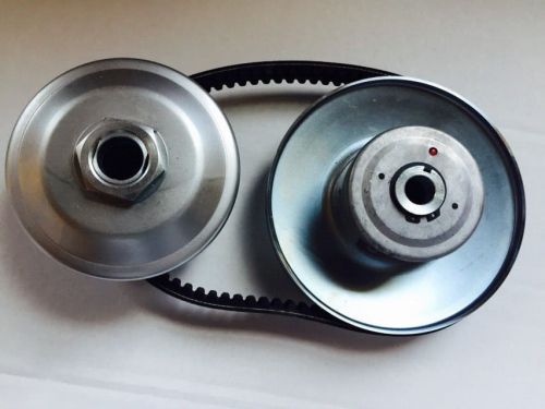 40 series torque converter 3/4&#034; driven 1&#034; driver clutch pulley with belt.
