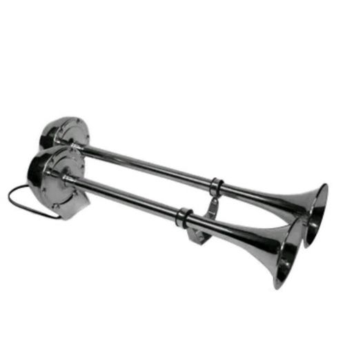 Fiamm electric trumpet boat horn - stainless steel twin 75550-23