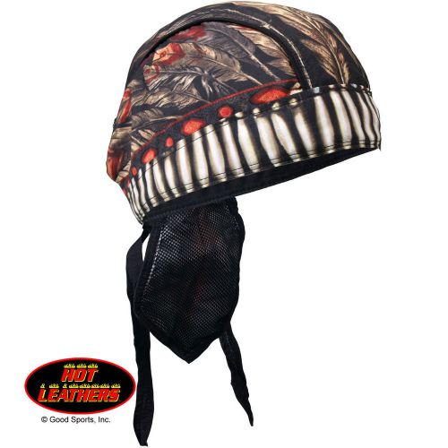 Hot leathers® premium head wrap, native american headdress, hwh1065 head wear
