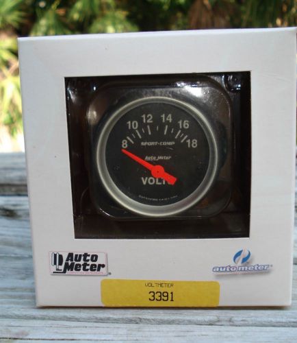 Nib auto meter competition instruments 3391 sport-comp voltmeter