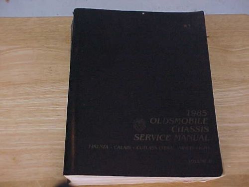 1985 oldsmobile chassis service manual