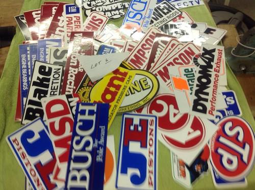 Lot 6 65+ nascar racing decals stickers great deal