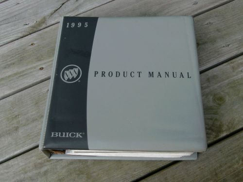 1995 buick product manual showroom album trim color park ave riviera roadmaster