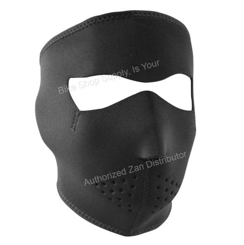 Zan headgear wnfm114, neoprene full mask, reverses to black, solid black mask