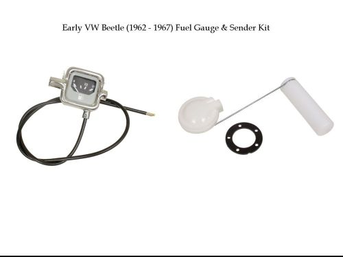 Early vw beetle fuel sending unit &amp; gauge kit 1962 -1967 bug buggy baja ghia