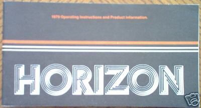 1979 chrysler plymouth horizon owner&#039;s owners manual 79