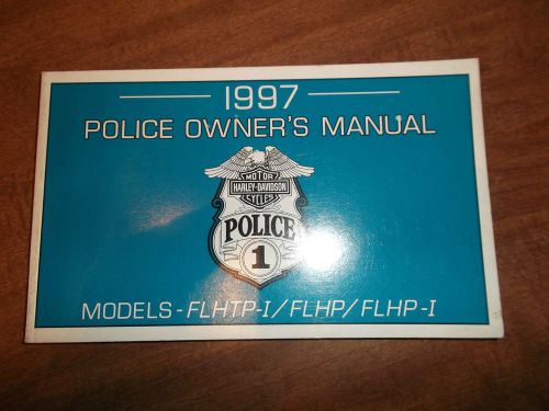 1997 harley davidson police owners manual unused flhtp-i flhp flhp-i oem owner&#039;s