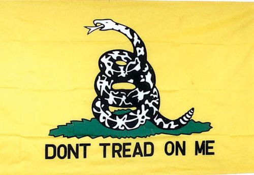 Don&#039;t tread 0n me  boat flag 12&#034;x18&#034;made in usa polyester,w/grommets,outdoor