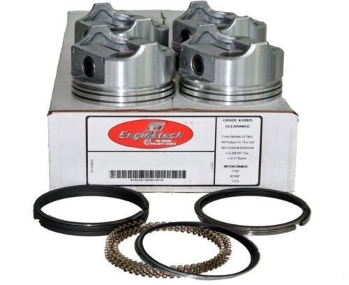 Piston &amp; ring kit suzuki samurai 1.3l 1990-1995 g13a enginetech