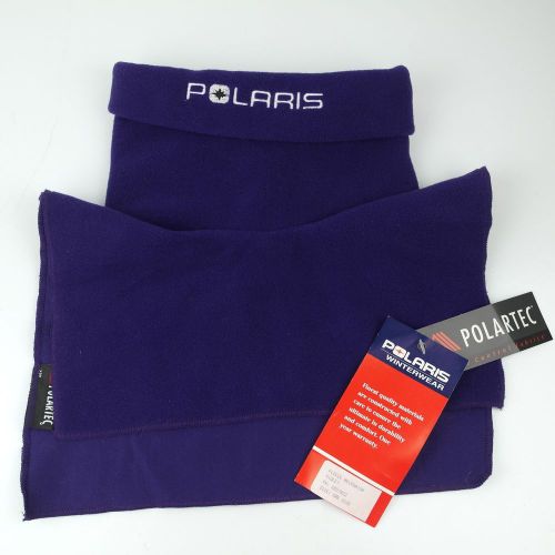 New polaris winterwear fleece neck gator - purple violet - polartec - one size