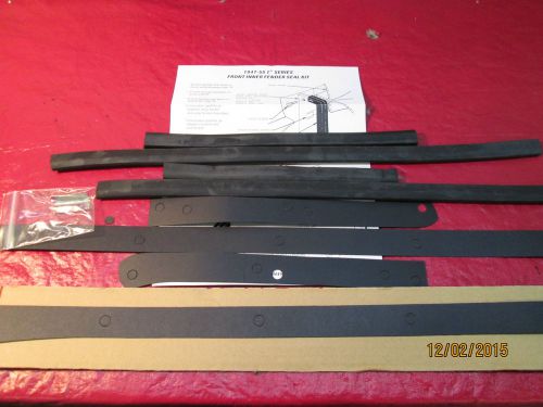 1947,48,49,50,51,52,53 &amp; 54 chevy &amp; gmc truck front fender 8 pc rubber seal kit