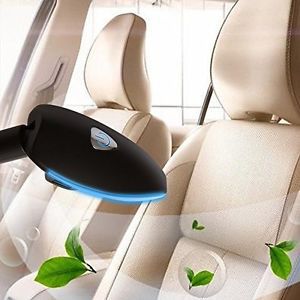 Ledmo car air freshener, ionizer air purifier with dual usb car charger for