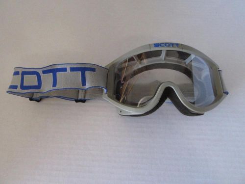 Scott 87 otg over the glasses goggles gray mx motocross dirt bike off road