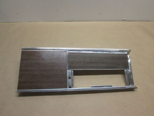 1966 1967 chevrolet  impala ss caprice console top plate