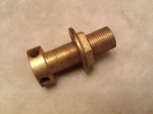 Old boat brass 5/8&#034; gas tank vent~classic wood boat~century chris craft~others