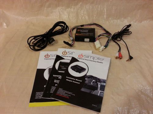 Isimple connect pxamg/pghty1 toyota/lexus ipod adapter w/aux 3.5mm or rca